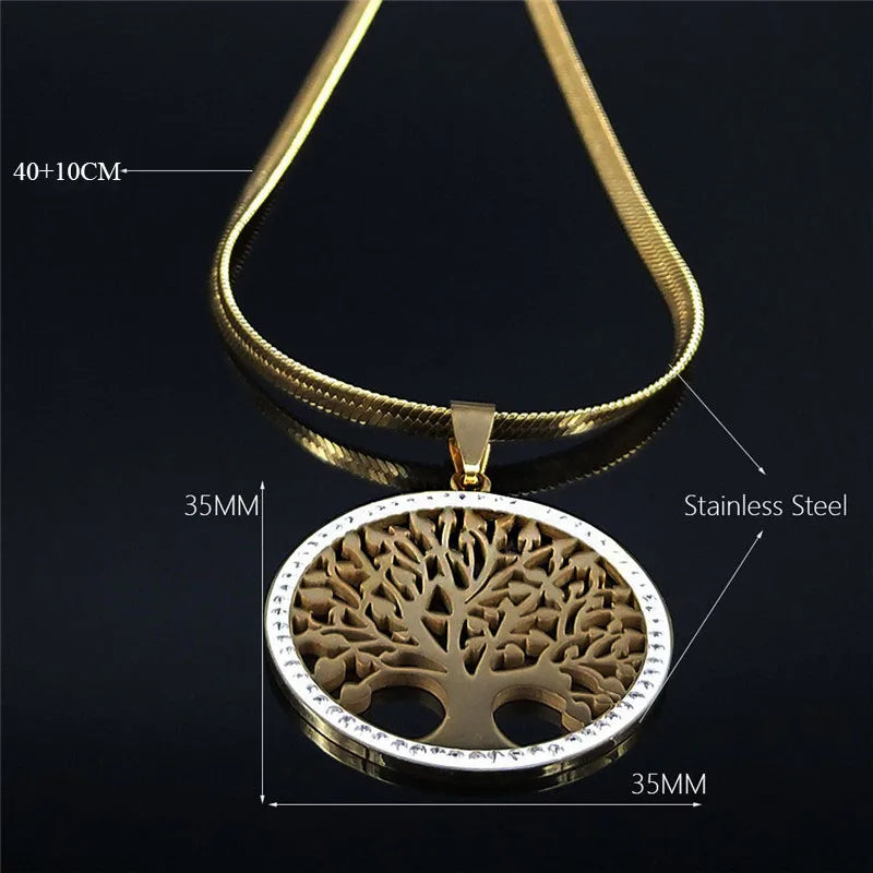 Collier en Acier Inoxydable Femme - Chaîne Fine Dorée Tendance