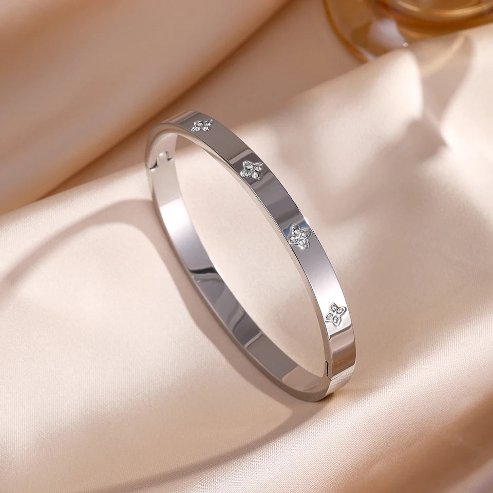 Bracelet Acier Inoxydable Femme - Imperméable & Longue Durée
