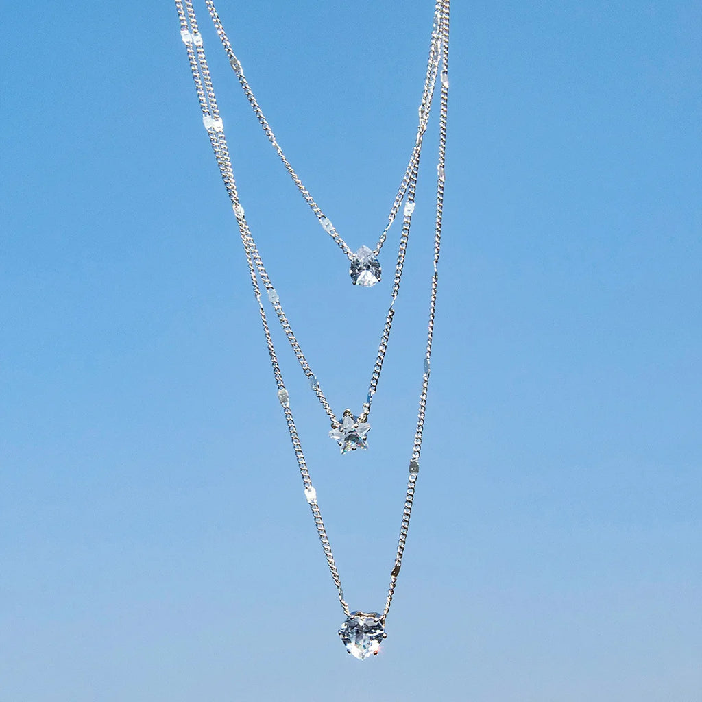 Collier Femme Élégant - Bijou Acier Inoxydable Tendance 2025