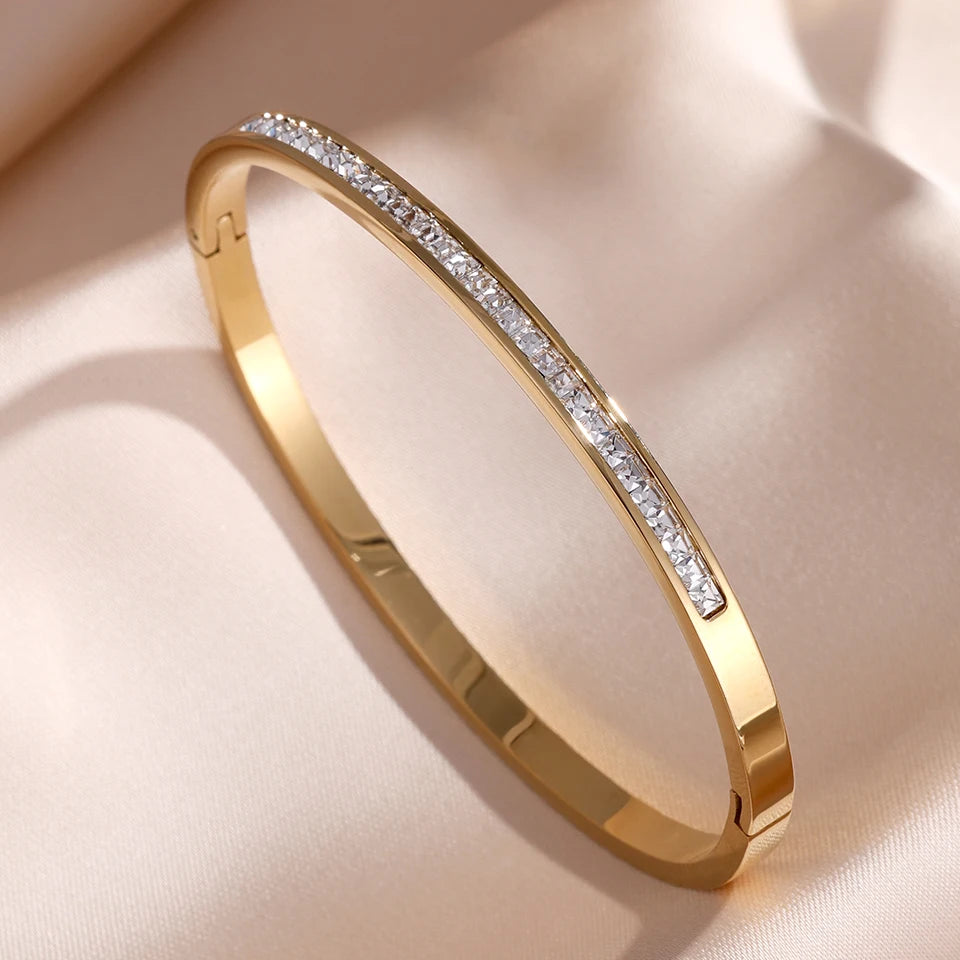 Bracelet Acier Inoxydable Femme - Imperméable & Longue Durée