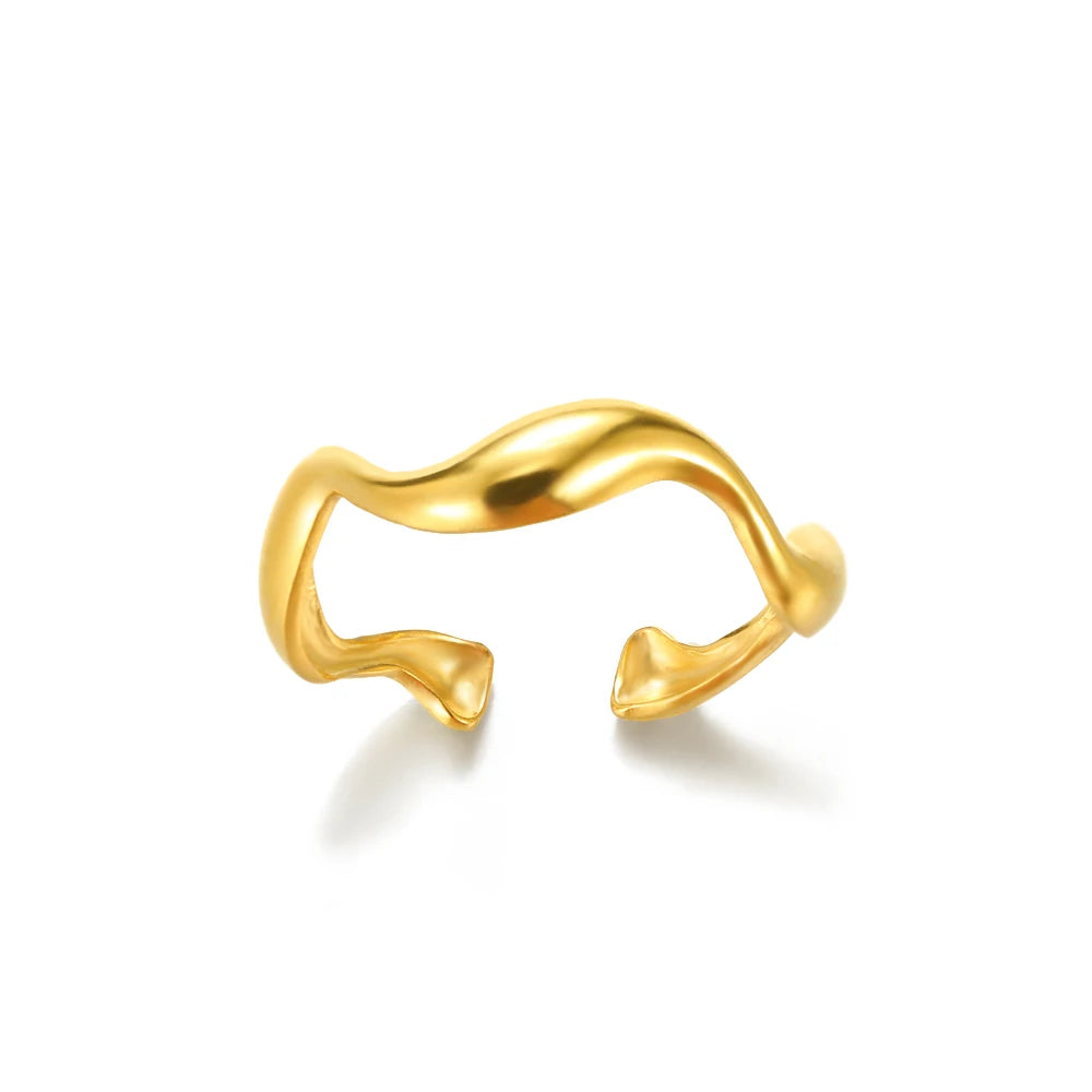 Bague Acier Inoxydable 316L Femme - Anti-Allergie & Couleur Durable