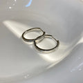 Boucles d'Oreilles Créoles Femme - Acier Inoxydable Doré