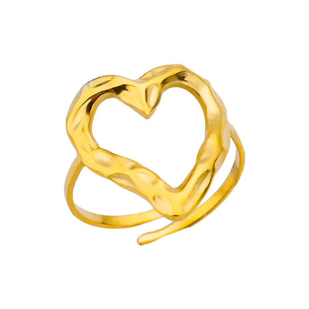 Bague Acier Inoxydable 316L Femme - Anti-Allergie & Couleur Durable