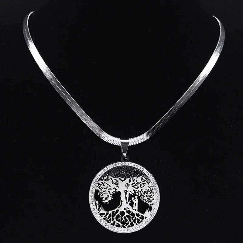 Collier en Acier Inoxydable Femme - Chaîne Fine Dorée Tendance