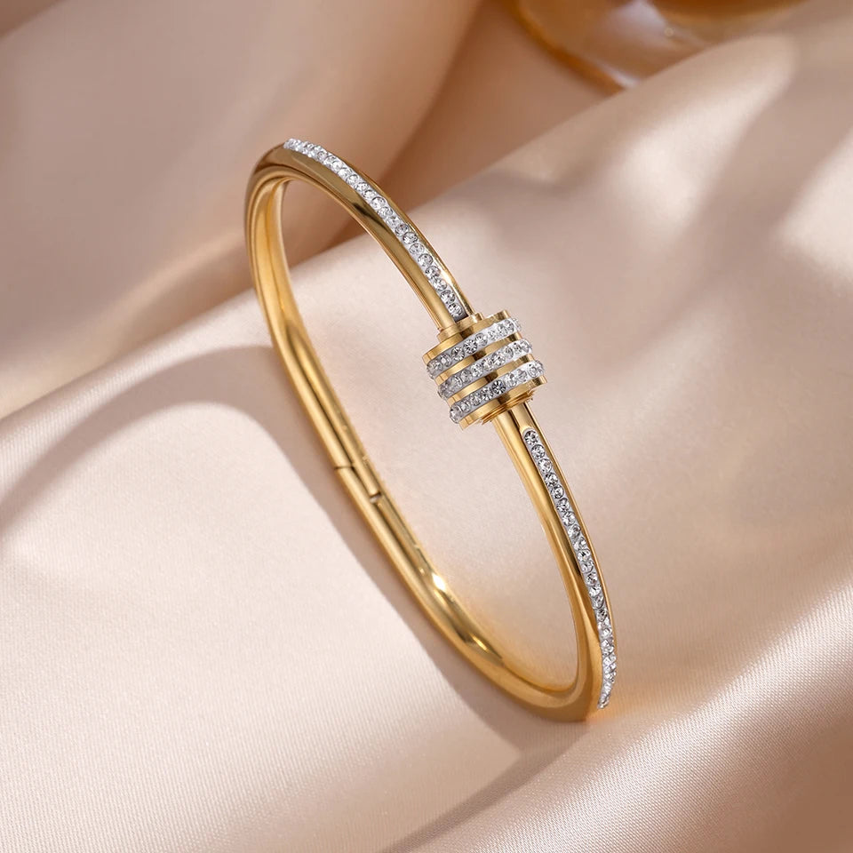 Bracelet Acier Inoxydable Femme - Imperméable & Longue Durée