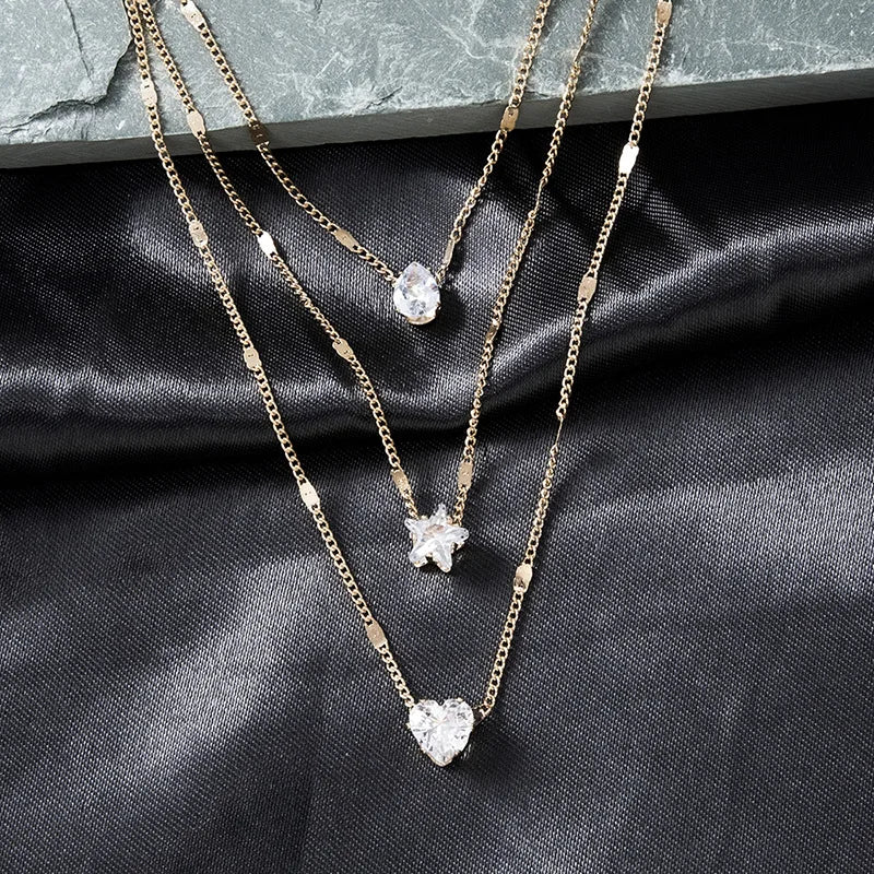Collier Femme Élégant - Bijou Acier Inoxydable Tendance 2025