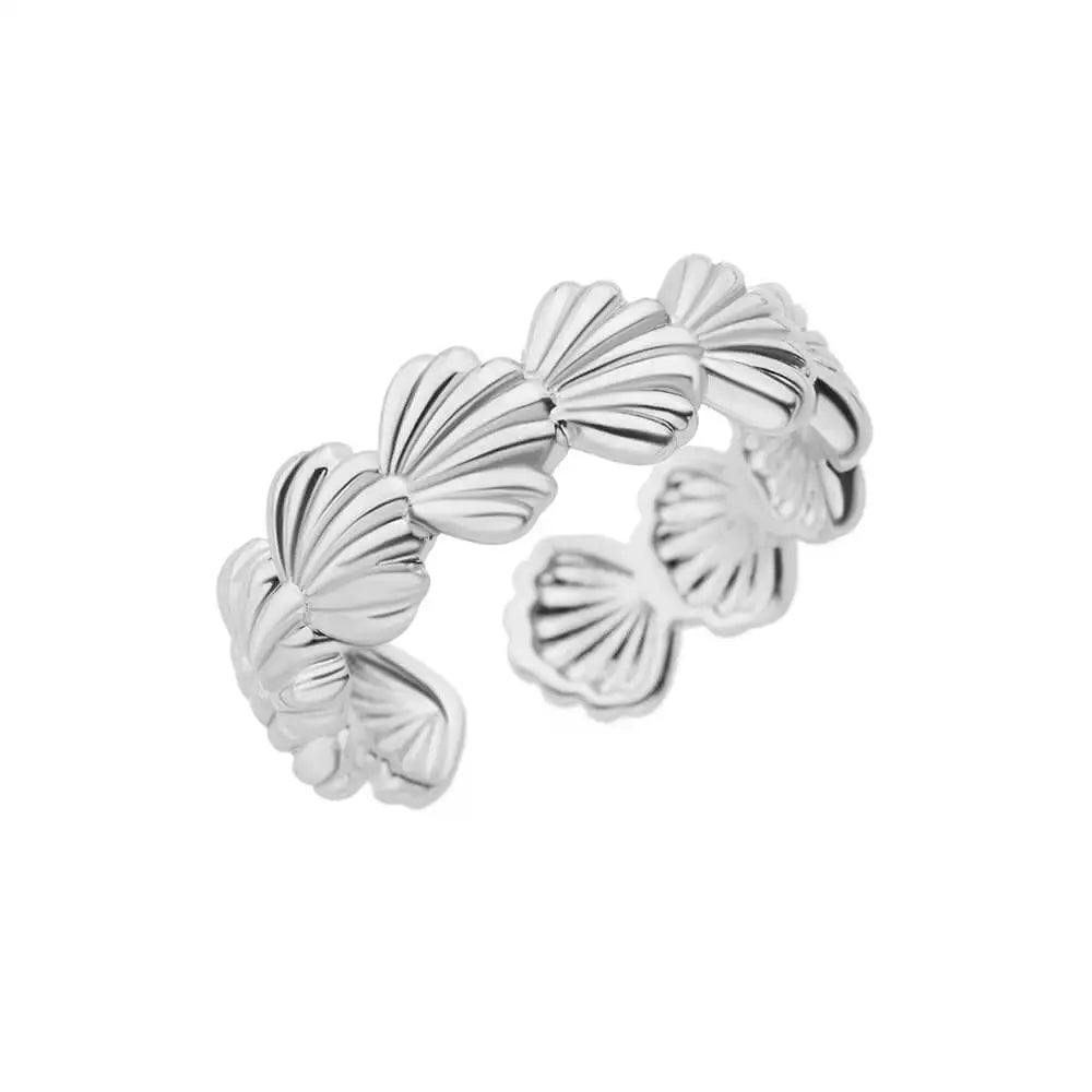 Bague Acier Inoxydable 316L Femme - Anti-Allergie & Couleur Durable