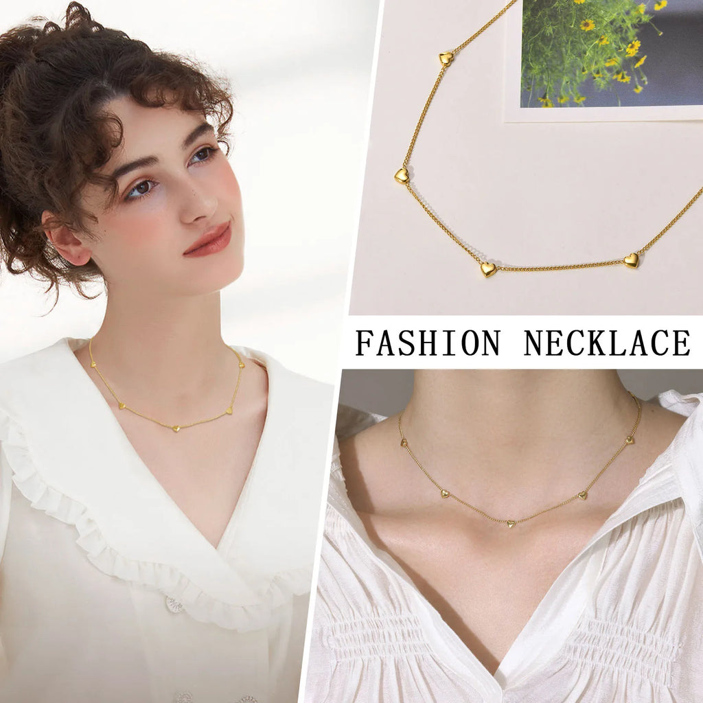 Collier Acier Inoxydable Femme - Pendentif Unique Style Moderne
