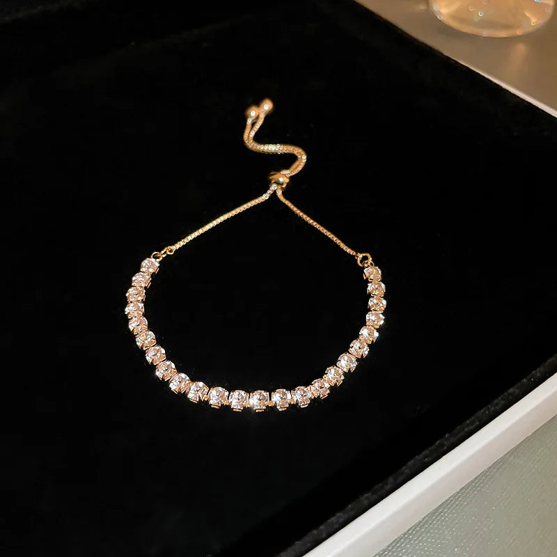 Bracelet Ajustable Femme Acier Inoxydable - Taille Universelle