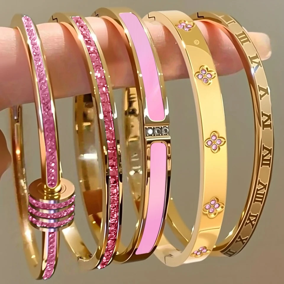 Bracelet Acier Inoxydable Femme - Imperméable & Longue Durée