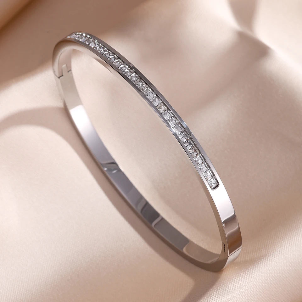 Bracelet Acier Inoxydable Femme - Imperméable & Longue Durée