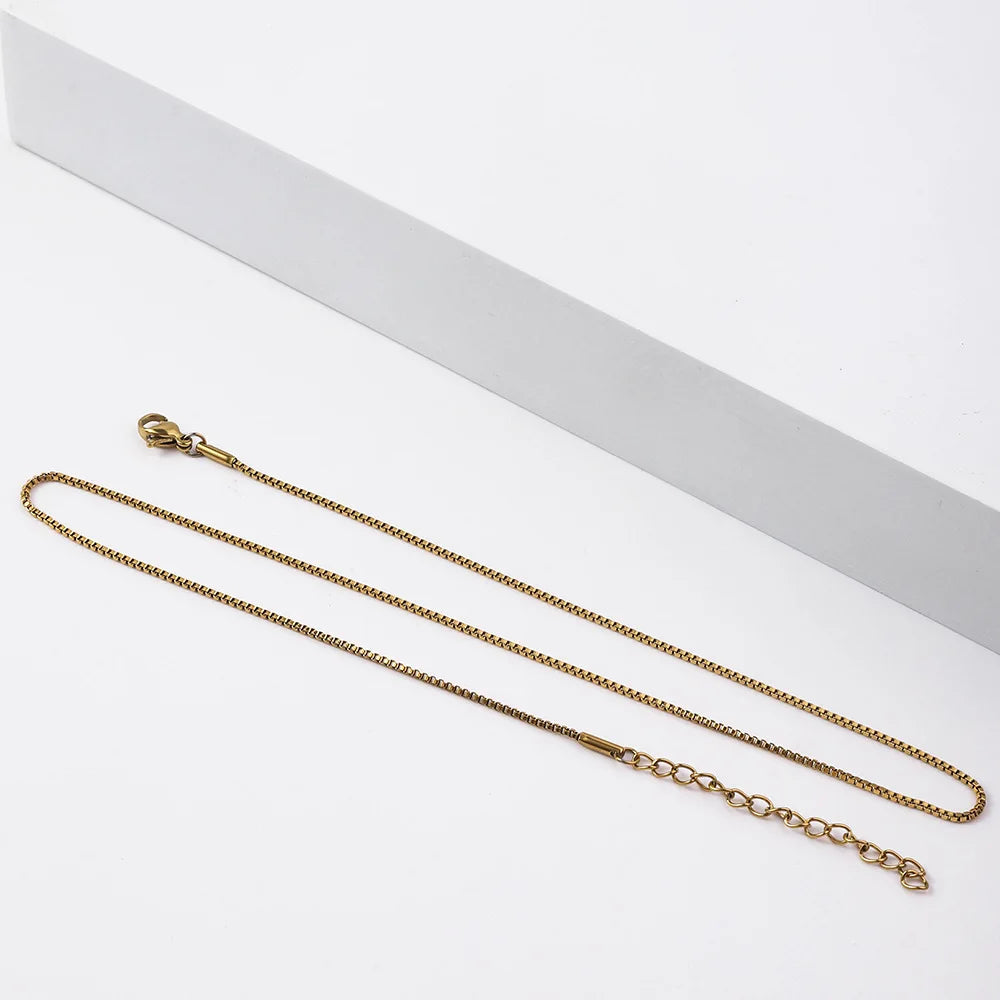 Collier Acier Inoxydable Femme - Pendentif Moderne & Résistant