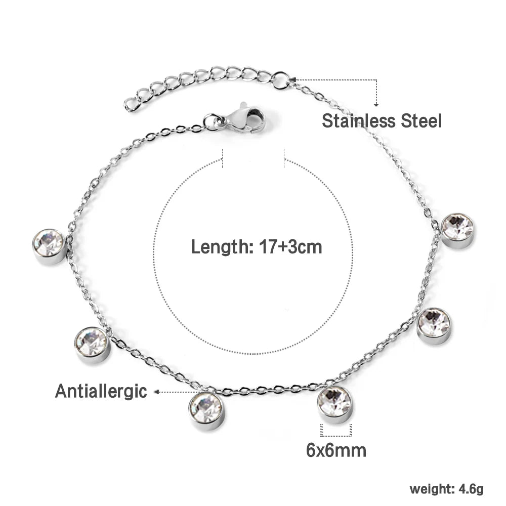 Bracelet Acier Inoxydable Plaqué Or 18K - Imperméable & Anti-Allergie