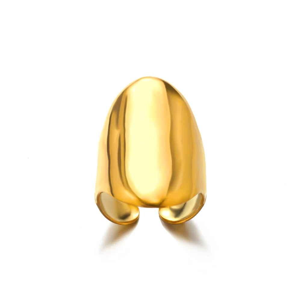 Bague Acier Inoxydable 316L Femme - Anti-Allergie & Couleur Durable