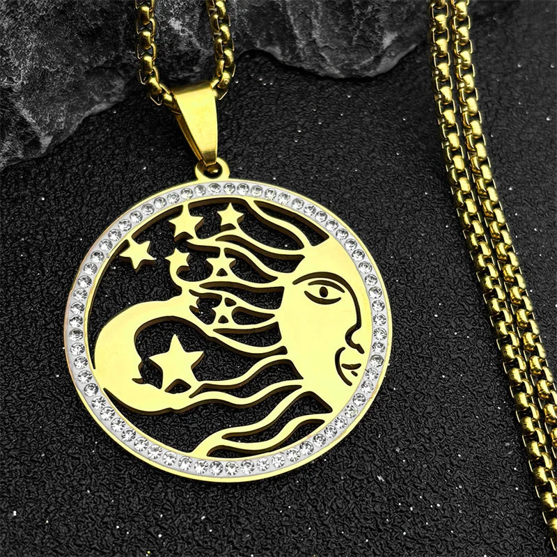 Collier en Acier Inoxydable Femme - Chaîne Fine Dorée Tendance