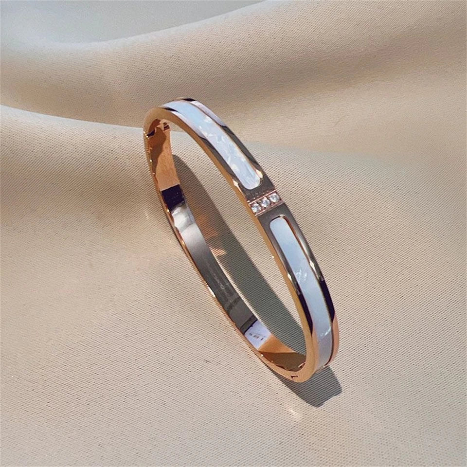 Bracelet Acier Inoxydable Femme - Imperméable & Longue Durée