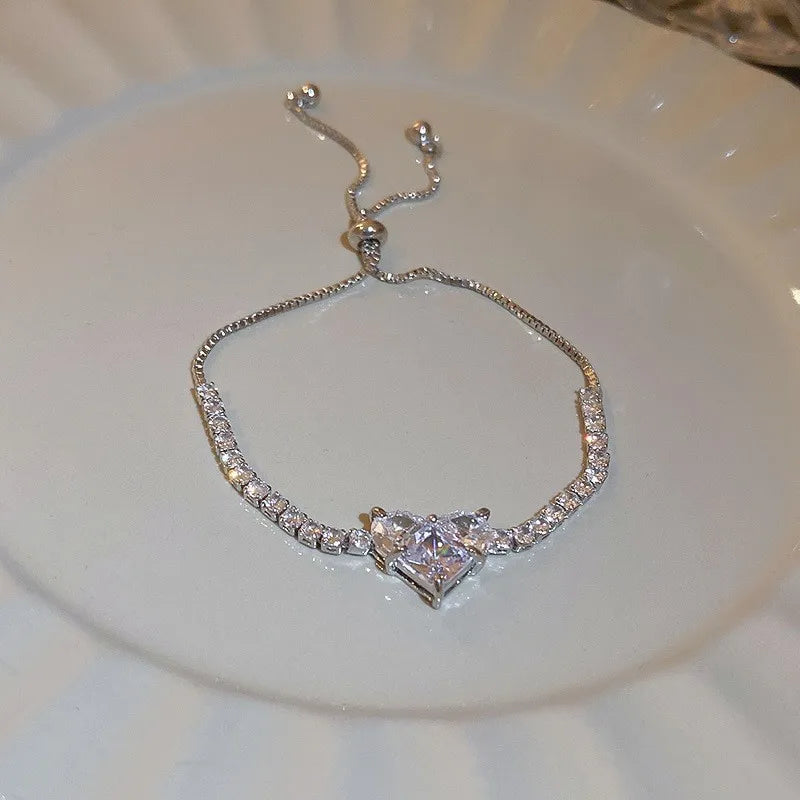 Bracelet Ajustable Femme Acier Inoxydable - Taille Universelle