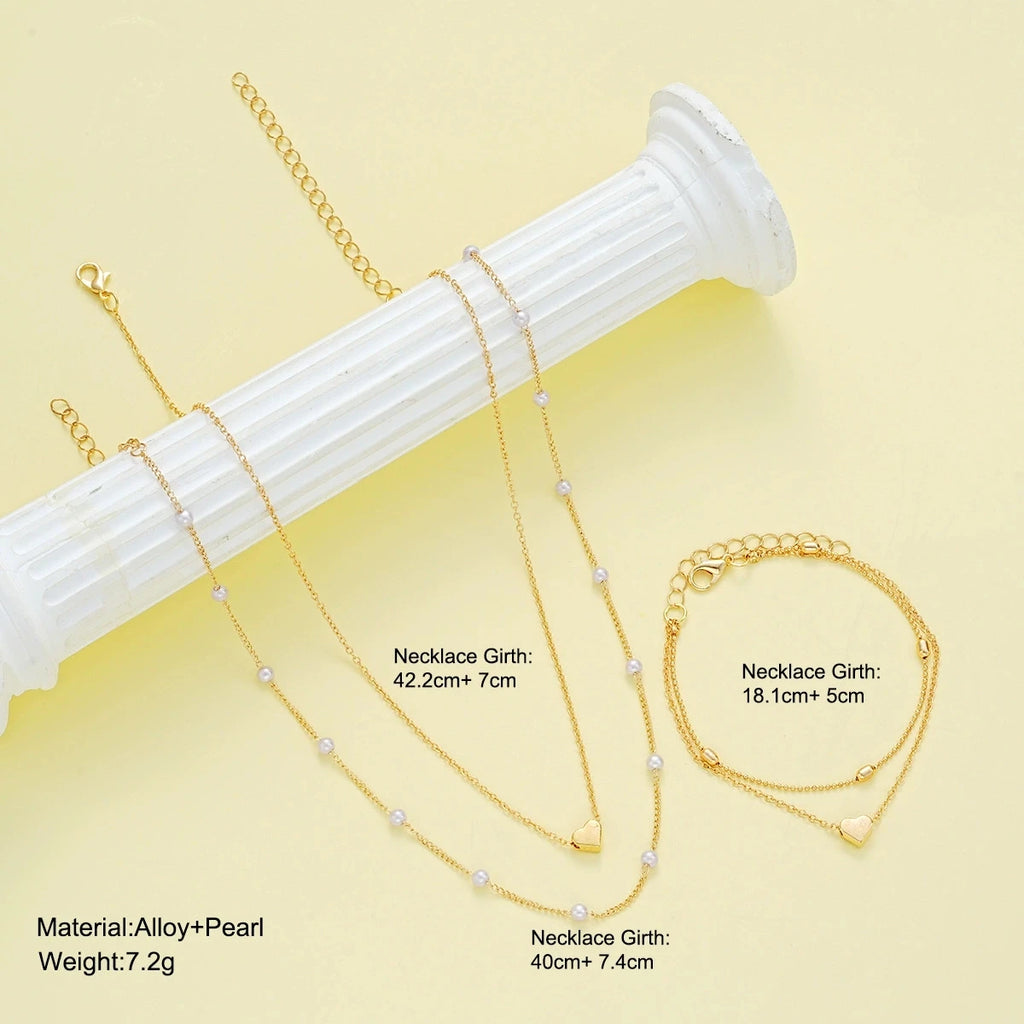 Set Bracelets & Colliers Femme - Parure Bijoux Tendance