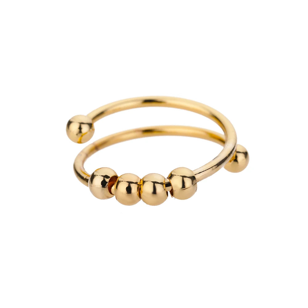 Bague Acier Inoxydable 316L Femme - Anti-Allergie & Couleur Durable
