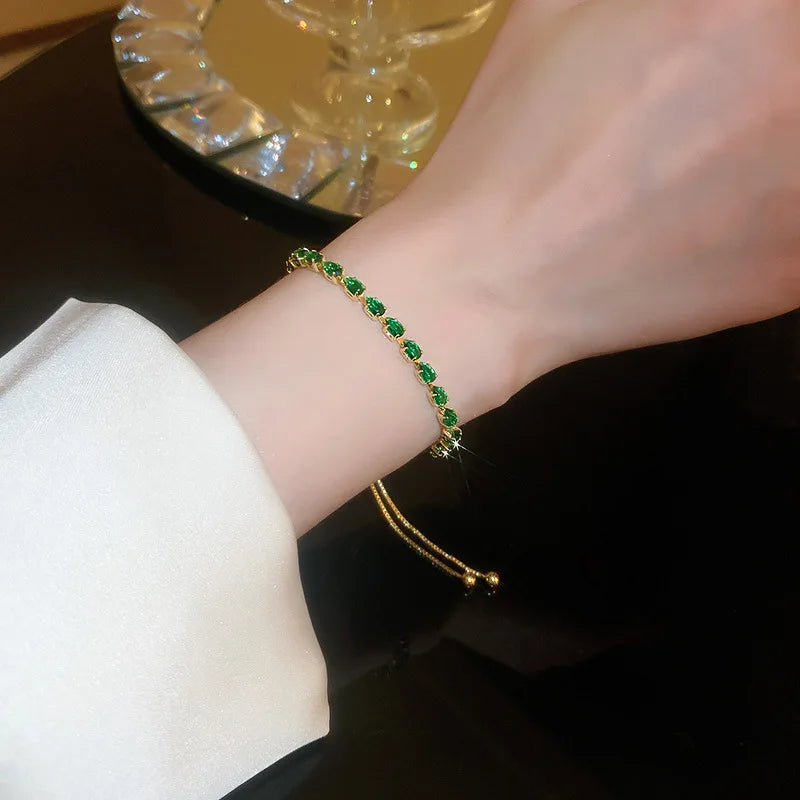 Bracelet Ajustable Femme Acier Inoxydable - Taille Universelle