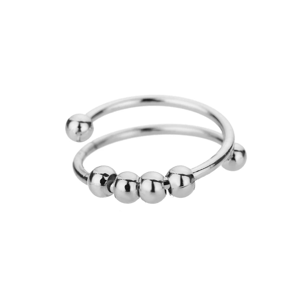 Bague Acier Inoxydable 316L Femme - Anti-Allergie & Couleur Durable