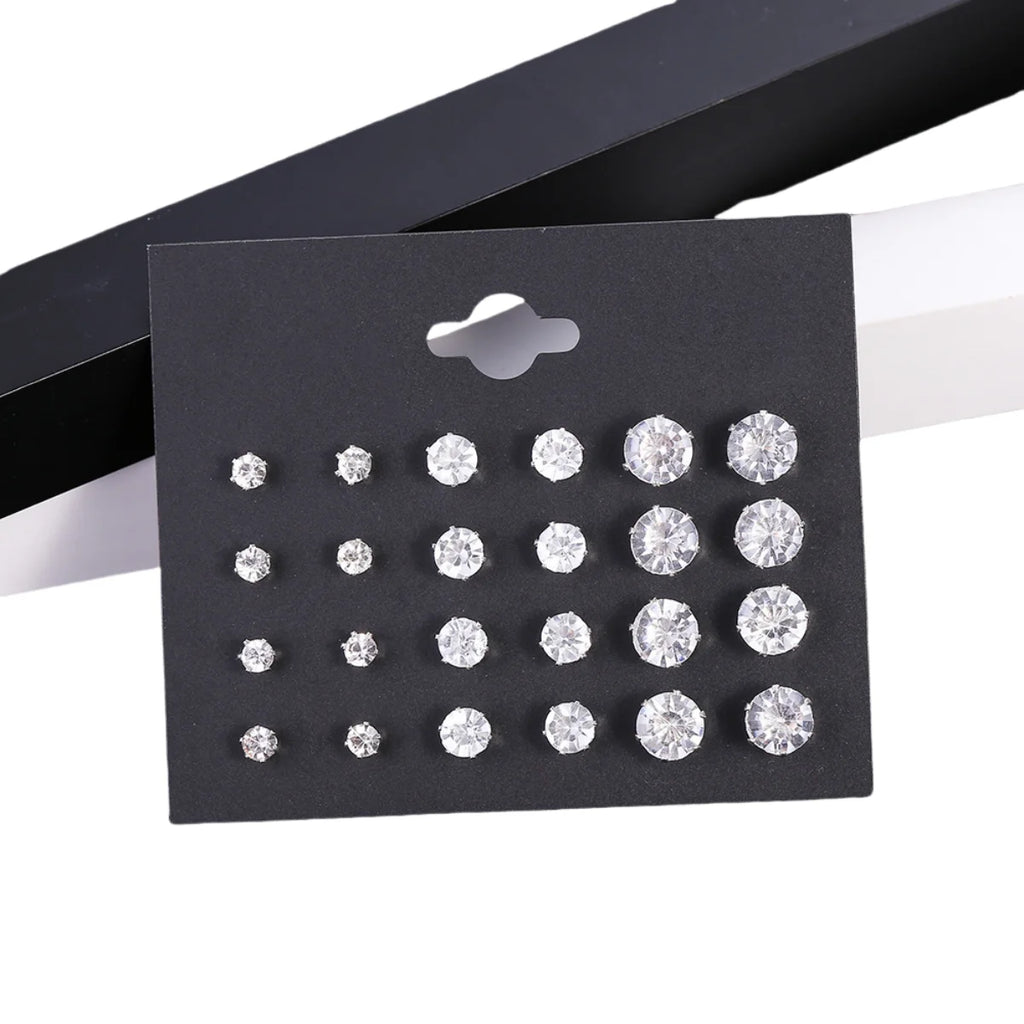 Boucles d'Oreilles Femme Tendance - Acier Inoxydable Anti-Allergie