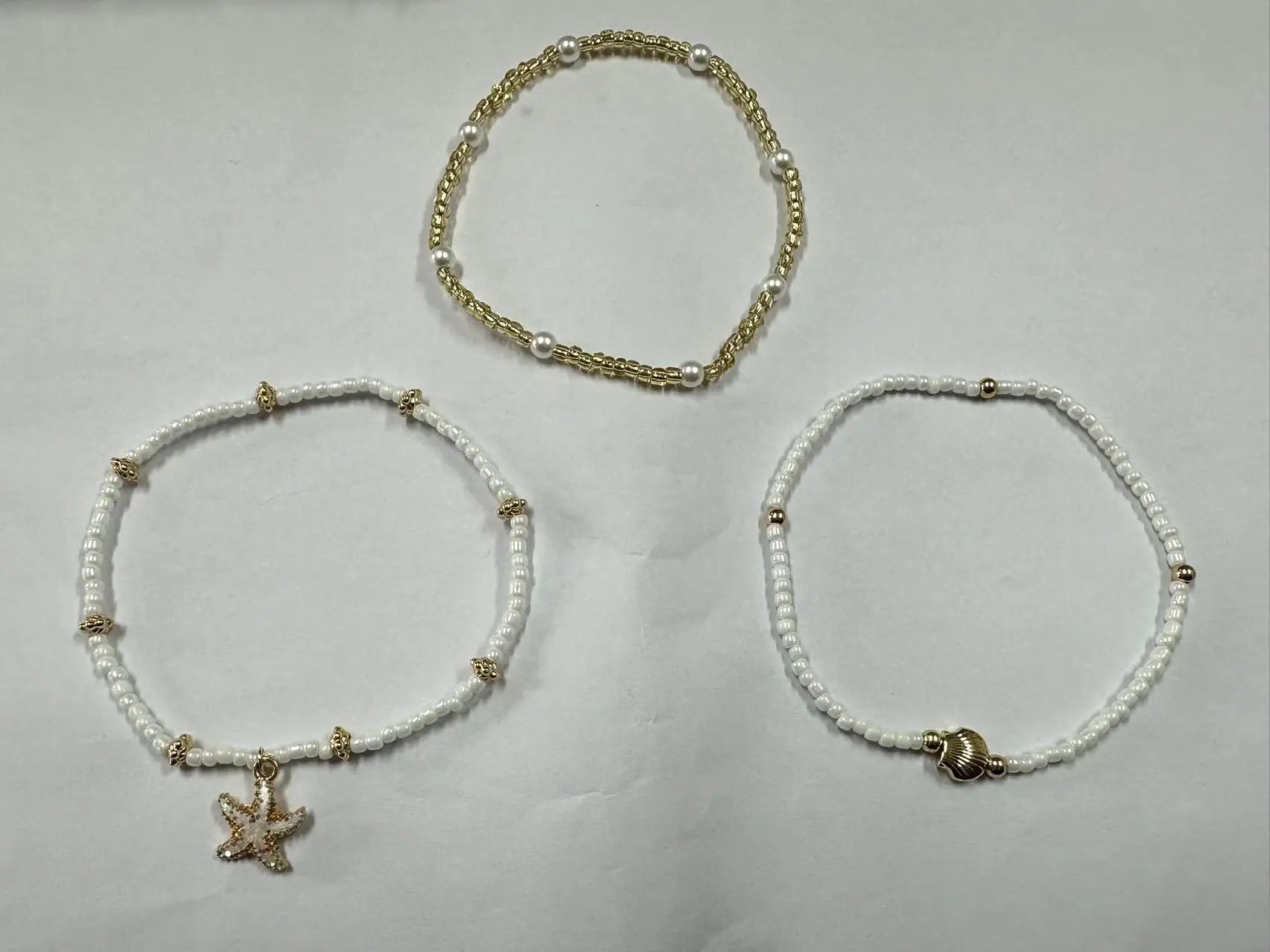 Lot de 3 Bracelets Femme Acier Inoxydable - Set Bijoux Tendance