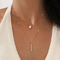 Collier Femme Élégant - Bijou Acier Inoxydable Tendance 2025