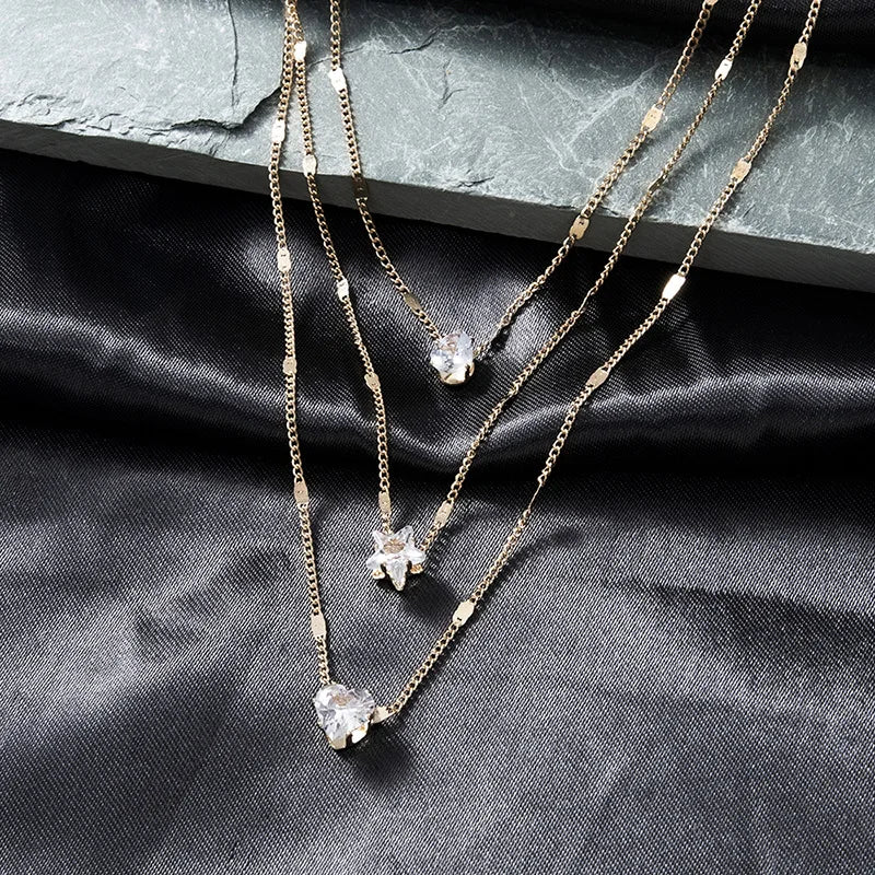 Collier Femme Élégant - Bijou Acier Inoxydable Tendance 2025