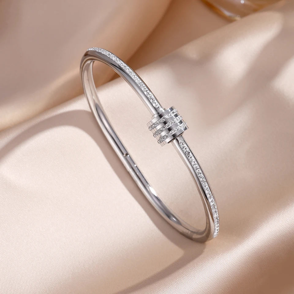 Bracelet Acier Inoxydable Femme - Imperméable & Longue Durée