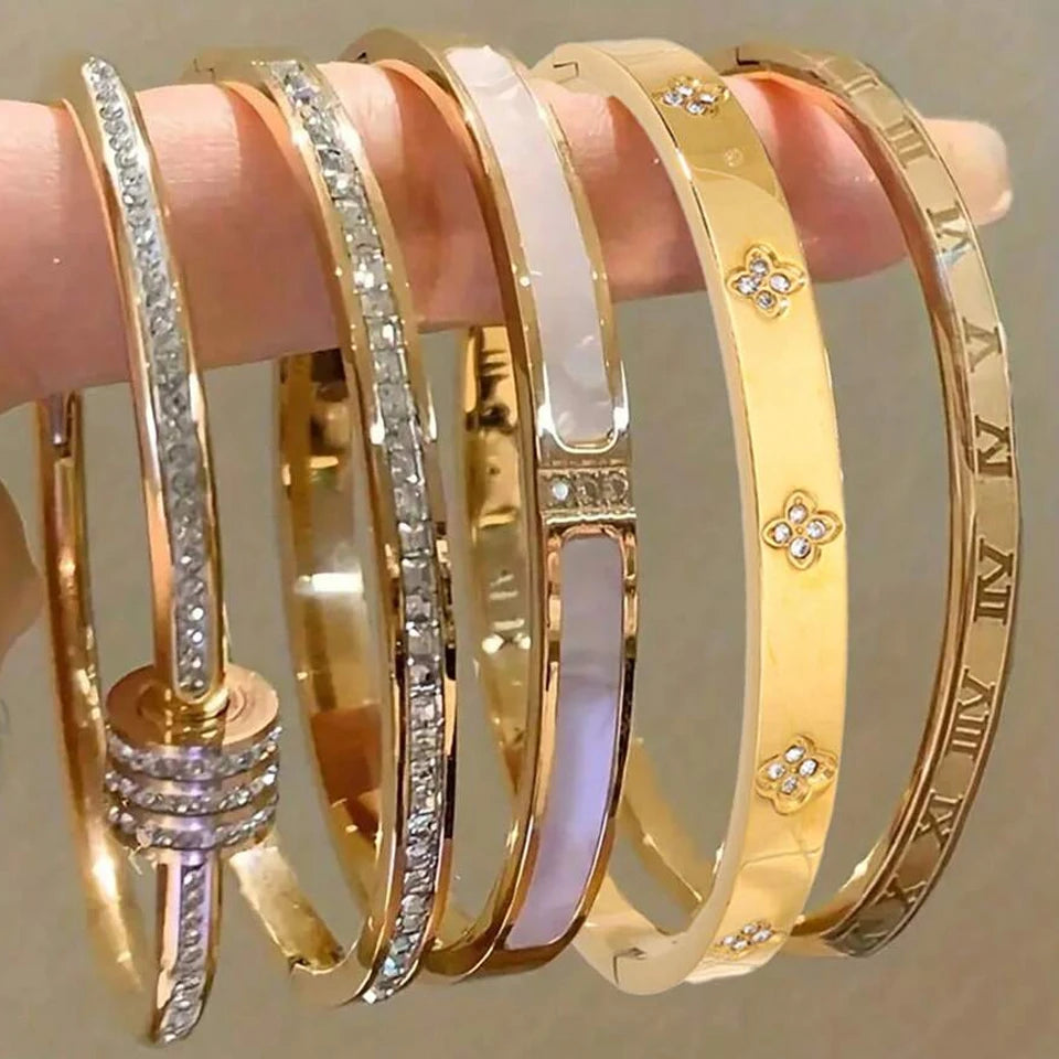 Bracelet Acier Inoxydable Femme - Imperméable & Longue Durée