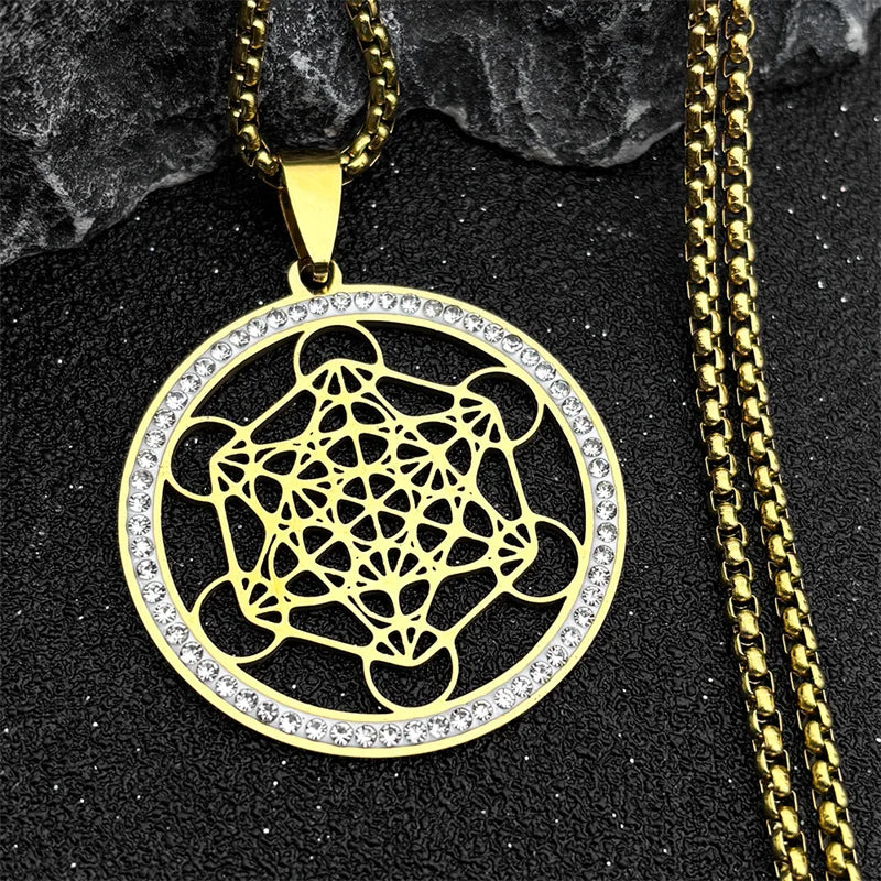 Collier en Acier Inoxydable Femme - Chaîne Fine Dorée Tendance