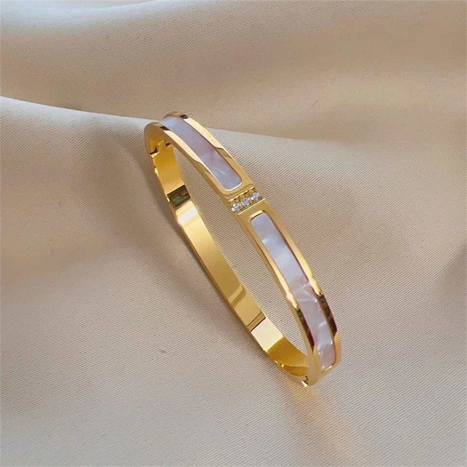 Bracelet Acier Inoxydable Femme - Imperméable & Longue Durée