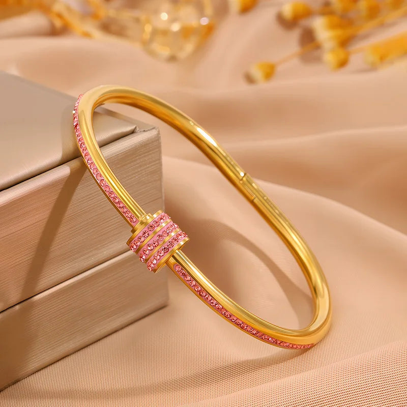 Bracelet Acier Inoxydable Femme - Imperméable & Longue Durée