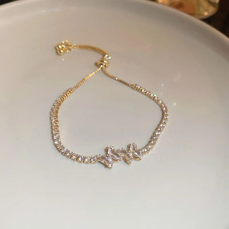 Bracelet Ajustable Femme Acier Inoxydable - Taille Universelle