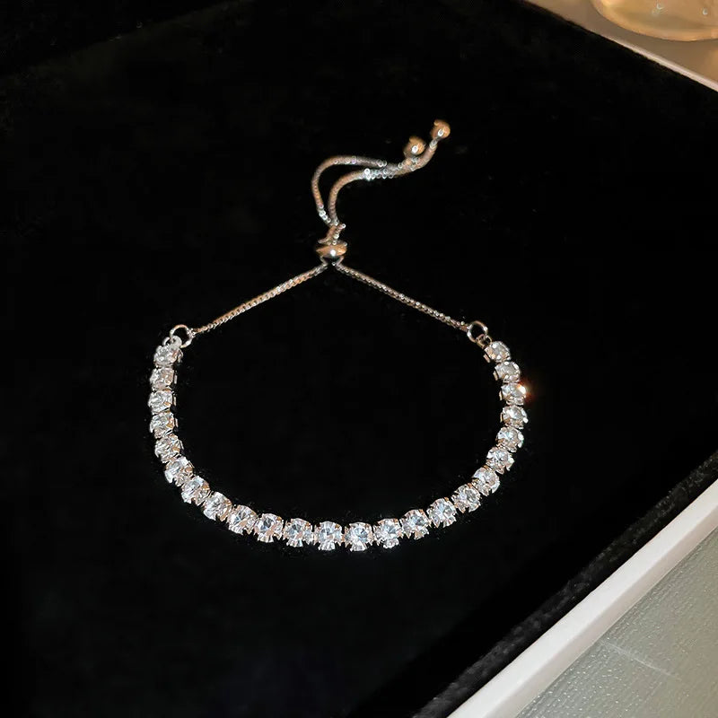 Bracelet Ajustable Femme Acier Inoxydable - Taille Universelle
