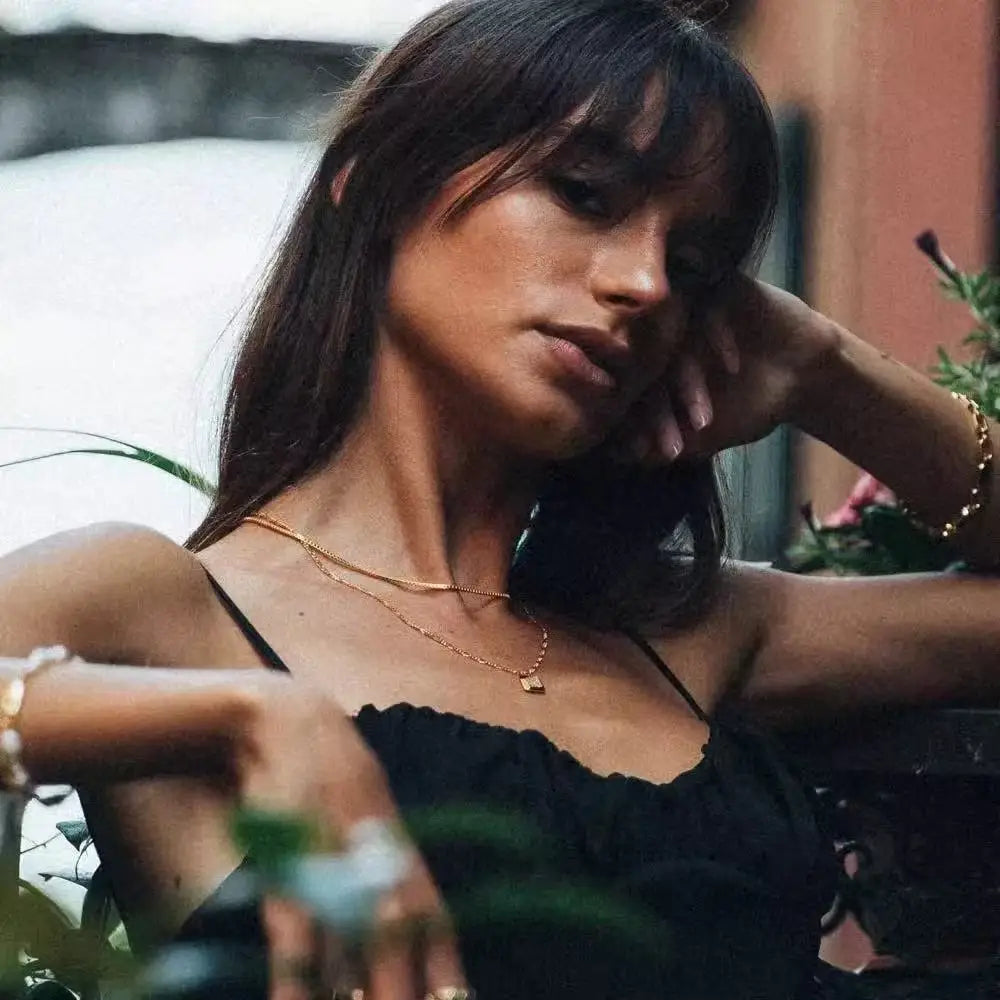 Collier Acier Inoxydable Femme - Pendentif Moderne & Résistant