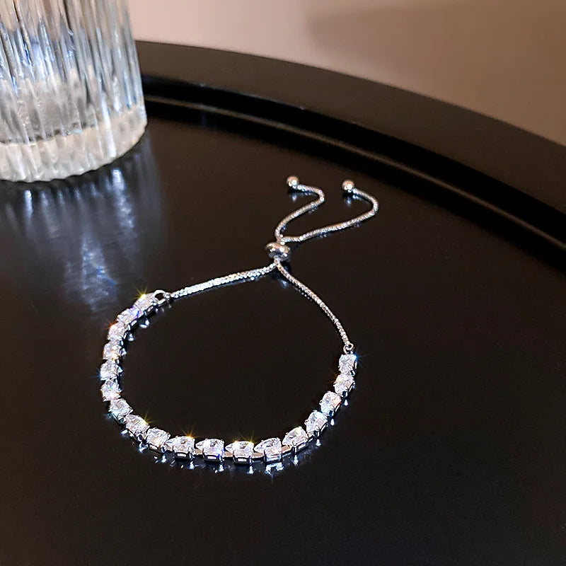 Bracelet Ajustable Femme Acier Inoxydable - Taille Universelle