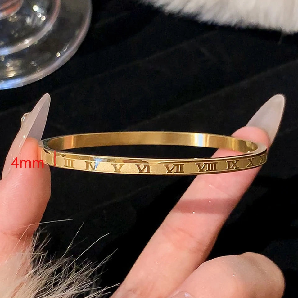 Bracelet Acier Inoxydable Femme - Imperméable & Longue Durée